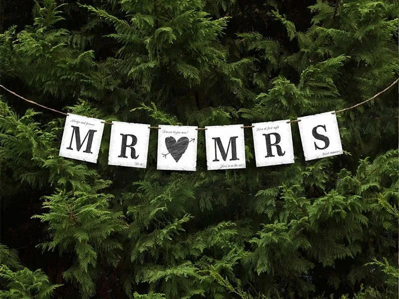 MR MRS - Banner - 77cm - miniatyrbilde